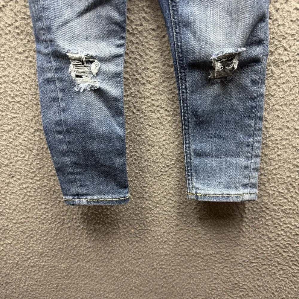 GAP Jeans Toddler Boy Size 3 Years Blue Denim Distressed Skinny Jeans Size 3 YR